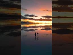 The most magical sunrise on earth #bolivia #uyuni