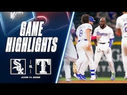 White Sox vs. Rangers Game Highlights (6/14/25) | MLB Highlights