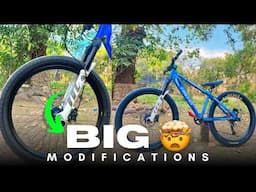 BIG MODIFICATION ON FIREFOX VIPER || NEW FORK || FIREFOX VIPER UPGRADE || STUNT CYCLE ||