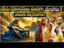 Why Jesus gave the responsibility of mother Mary entrusted to John the disciple? not his brothers?
