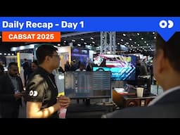 Daily Recap - Day 1 @cabsatofficial #BroadcastGraphics​