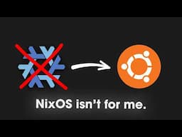 i'm sorry nixOS, i've failed you. maybe next time.