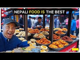 24 Hours Overeating Nepali Street Food with JUST $20! 🇳🇵🍛