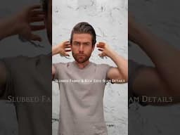 Isla Slim Fit V-Neck Tee for Men | Lightweight Supima Cotton Summer Essential
