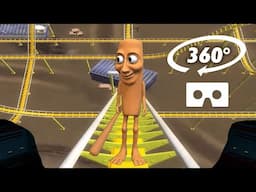360° VR Tung Tung Tung Sahur ROLLER COASTER - Virtual Reality Experience