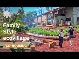 Family-style ecovillage grows around food forest & co-housing for all