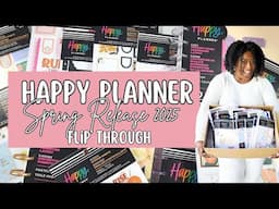 Happy Planner Spring 2025 Release Planners & Sticker Books Flip Through & Review