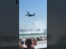 Osprey Helicopter Hovers Over Beach! 🚁 Mind-Blowing Military Power!