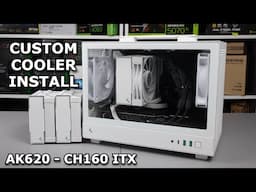 DEEPCOOL AK620 | Step by Step CPU Cooler Install | LGA 1700 Socket inside CH160 Mini-ITX Case (2025)
