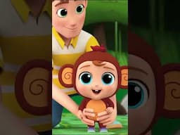 Sing and count with the cheeky monkeys! 🐒🧠 #LittleAngel #LearningFun #Shorts