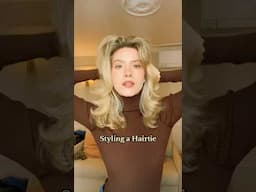 Hair styling with a hairtie✨💁🏼‍♀️ #hair #hairstyle #haircut #hairtutorial #hairinspo #shorts