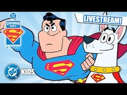 🔴 LIVE! Superman Day Cartoon Celebration! | #Superman #KidsCartoons | @dckids​