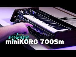 miniKORG 700Sm - Full Feature Overview of Korg’s Vintage-Inspired Analogue Synth