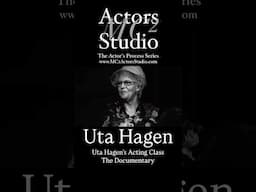 MC² Actors Studio’s The Actor’s Process: #UtaHagen ‘s Acting Class The Doc #actor #acting #act