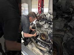 6.7 Ford Power Stroke Engine Replacement in Less than 2 Minutes 👨‍🔧