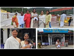ಪಾಪುವಿಗೆ ಮೊದಲ ಅನ್ನಪ್ರಾಶನ at Hornadu 🙏 |Annaprashana at Hornadu temple| Travel vlog |Kannada vlog