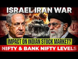 Israel Iran war | Nifty crash? | Impact on indian stock market because of war | Hamas | Palestine
