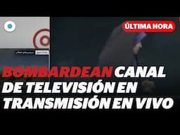 Israel ataca a televisión pública de Irán en plena transmisión en vivo I Reporte Indigo