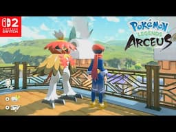 Pokémon Legends Arceus: Gameplay on Switch 2, Upscaled Switch 1 & Random Battle [4K/2160P]