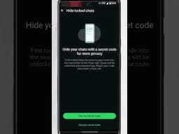 How to Create and Hide WhatsApp Locked Chat