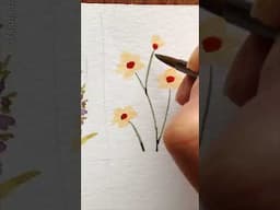 Easy & Simple Watercolor Flowers: Skillshare Class Free Trial Link in Description