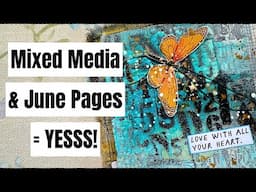 Junk Journal Planner Catch-Up/Mixed Media, New Kit & June Pages