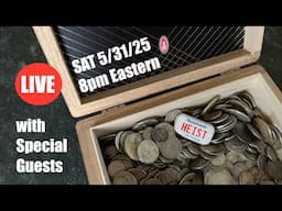How Much Silver Does a Cigar Box Hold?  LIVE Count!  🔴