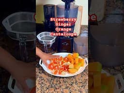Strawberry Orange Cantaloupe Juice