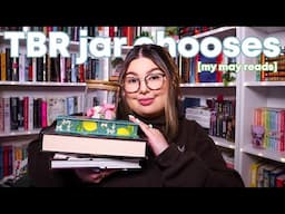 TBR prompt jar chooses my may reads! let's make a may TBR cart together 💐✨📖