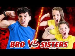 STRONGEST sibling! Bro vs SISTERS  *SHOCKING*