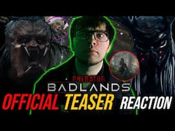 Reacting to PREDATOR: BADLANDS Official Teaser Trailer | IDK How I Feel About It lmao