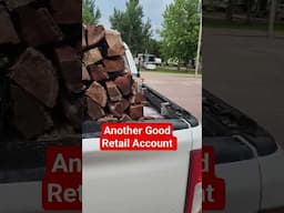 Another Firewood Retail Account. #firewood #firewoodproduction