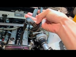 How to Replace Alternator Belt On AE86 4AGE Engine, Almost Snapped!