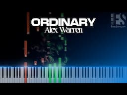 Ordinary - Alex Warren (Piano Tutorial) | Eliab Sandoval