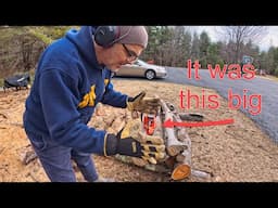 The end of wood splitting season