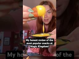 My honest review of popular snacks at Magic Kingdom! #Foodie #Disney #ThemePark #Eating #Shorts ￼