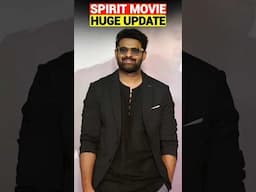 #Spirit Movie Huge Update ✅ | #prabhas #sandeepreddyvanga