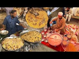 TAXILA STREET FOOD IN PAKISTAN | Zarda Chawal, Bannu Pulao, Tawa Fry Kaleji | Desi Street Food
