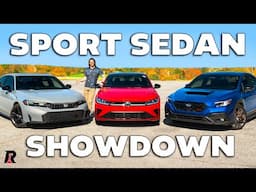 2025 Subaru WRX vs Honda Civic SI vs VW Jetta GLI Comparison & 0-60!