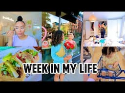 MOM VLOG | TODDLER'S FIRST CURLY CUT, HUGE CLOSET DECLUTTER, NYC STAYCATION, NEW CANON LENS + MORE!