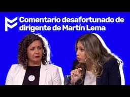 Comentarios desafortunados de dirigente de Martín Lema