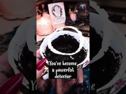 You are becoming dangerous and fearless 💜 Full reading on YouTube #tarot #coffeereading