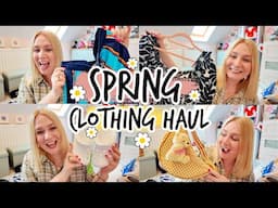 HUGE FAMILY SPRING CLOTHING HAUL & EXCITING DISNEY PLANS! H&M, Primark, New Look, Peacocks 🌼