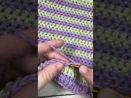 Learn to crochet some Candy Stripes! #crochet