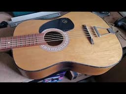 Old Warped KAY Acoustic Guitar!