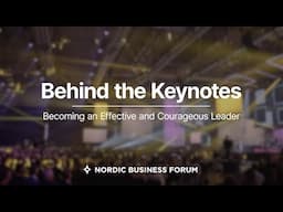 Becoming an Effective and Courageous Leader - Behind the Keynotes - Season 3 Episode 1