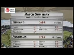Natwest Tri Series | Match 3 Australia vs England 2001 | Extended highlights