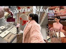 spend a SOLO valentine’s day with me 💌 | self-love, shopping & romanticizing life
