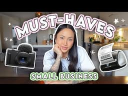 Small Business Essentials 📸📦 Camera, Packaging, Editing, Storage Must Haves! ✨