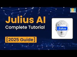 Julius AI Tutorial: Analyze & Visualize Data with Simple Prompts [2025 Guide]